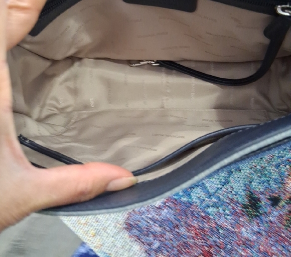 MICHAEL Michael Kors Blue Denim Shoulder Bag - Picture 7 of 17